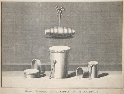 Various Musical Instruments of the Moluccans by Unknown