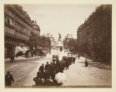 Funeral Cortege, Paris by Unknown
