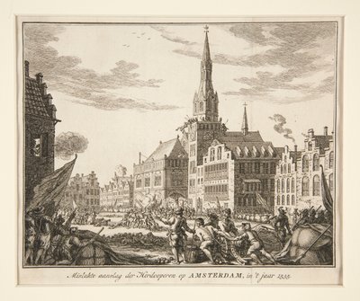 Failed Attack of the Anabaptists on Amsterdam by Unknown
