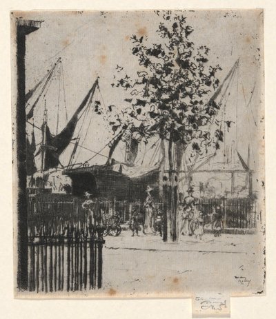 Park Near Harbor by Unknown