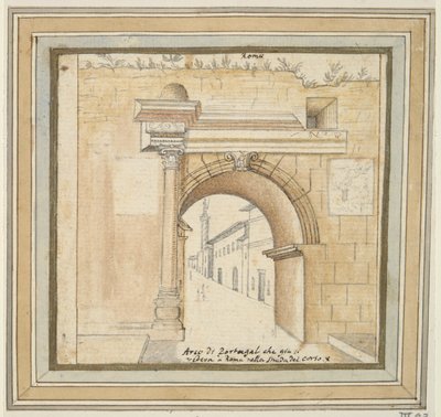 Portuguese Arch in Rome by Unknown