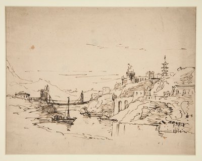 River Landscape by Unknown