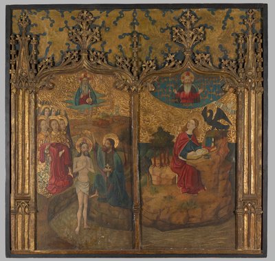 The Baptism of Christ and Saint John by Unknown