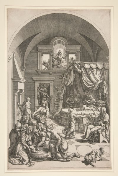 The Birth of Saint John the Baptist by Unknown