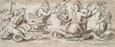 Tritons, Nereids, and Other Figures by Unknown