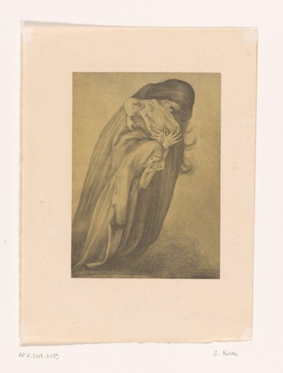 Two Women with a Dead Child by Unknown