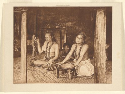 Two Tahitians by Unknown