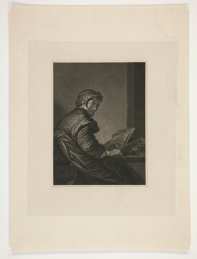 Unknown [Scholar Seated at Desk] by Unknown