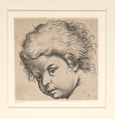 Untitled (Child Looking Down) by Unknown