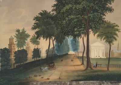 Yale College and State House by Unknown