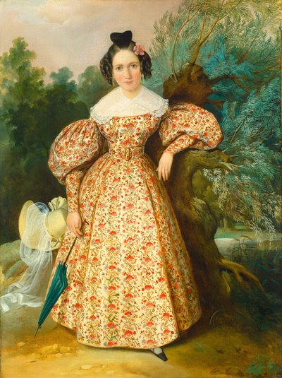 Portrait of a Young Lady by Unknown 19th Century