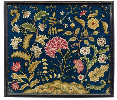 A George II Embroidered Picture by Unknown