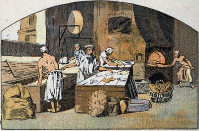 A bakery in the 18th century by Unknown artist