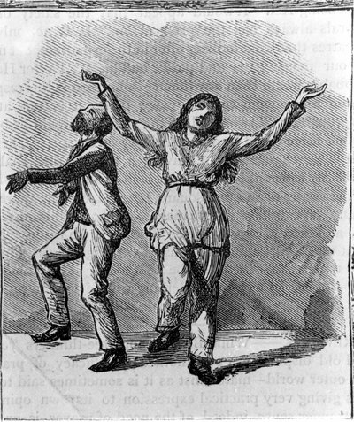 A couple of Shakers dancing by Unknown artist