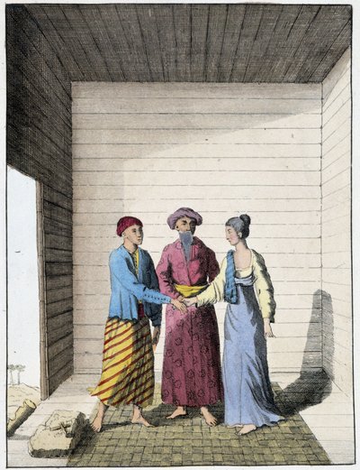 A wedding in Sumatra by Unknown artist