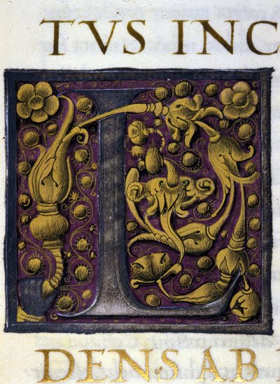 Alphabet: miniaturized letter L by Unknown artist