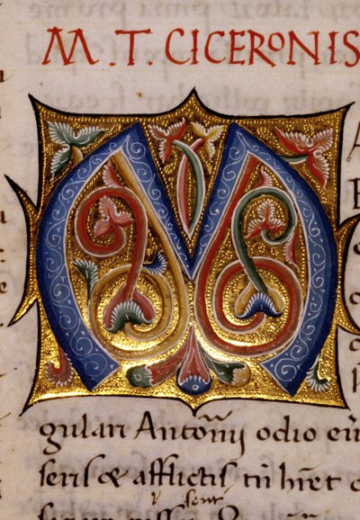 Alphabet: miniaturized letter M by Unknown artist