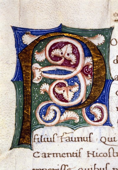 Alphabet: miniaturized letter P by Unknown artist