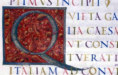 Alphabet: miniaturized letter Q by Unknown artist