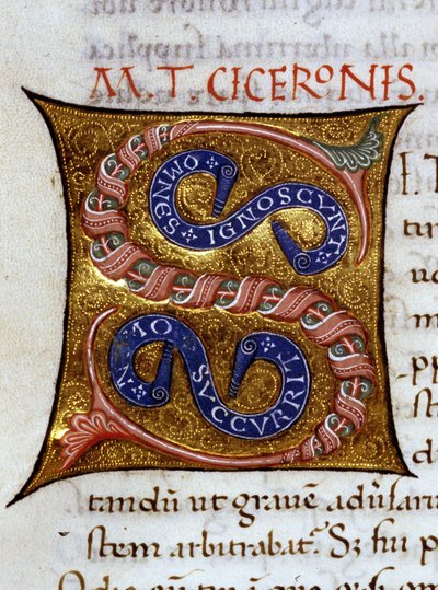 Alphabet: miniaturized letter S by Unknown artist