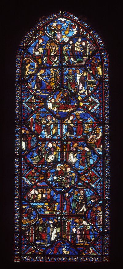 Ambulatory window (stained glass) by Unknown artist