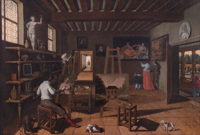 An Artist in His Studio by Unknown artist