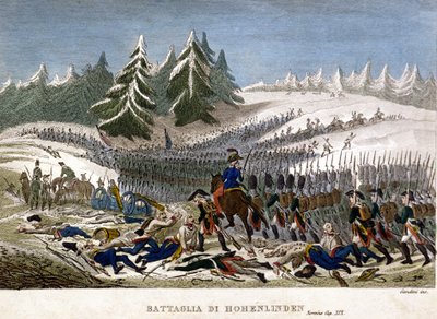 Battle of Hohenlinden on December 3 by Unknown artist