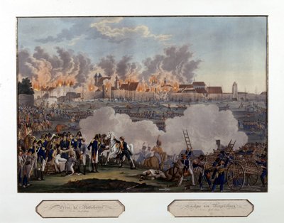 Capture of Regensburg, Napoleonic War, April 23 by Unknown artist