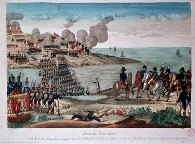 Capture of the Trocadero by the French by Unknown artist