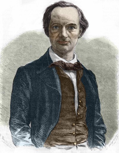 Charles Baudelaire (1821-1867), French writer by Unknown artist