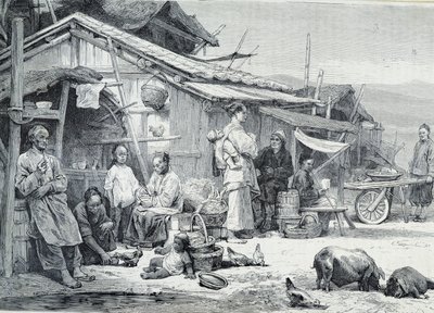 Chinese Fishing Village in California by Unknown artist