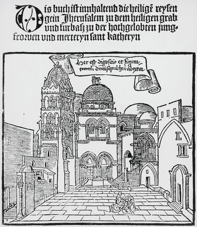 Church of Holy Sepulchre in Jerusalem by Unknown artist