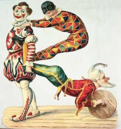 Clowns and Harlequins by Unknown