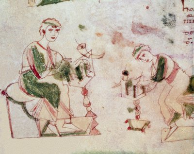 Copyists (Detail) by Unknown artist
