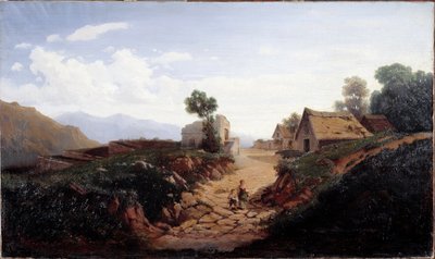 Country road by Unknown artist