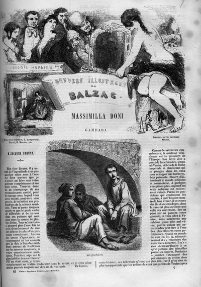 Cover for the novel Massimilla Doni by Unknown artist