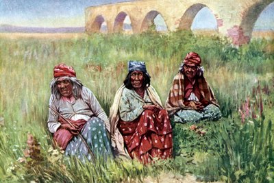 Elderly Native American Women, California by Unknown artist