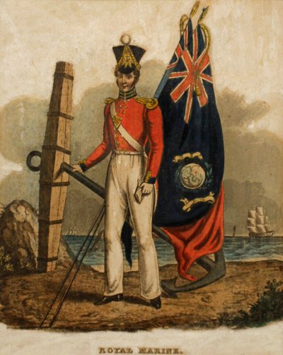 Ensign, Royal Marines, 1835 by Unknown