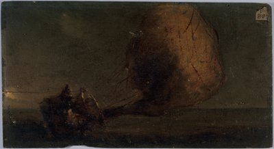 Falling Aerostat, ca. 1860 by Unknown artist