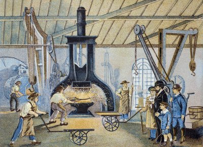 Forges in the 19th century by Unknown artist