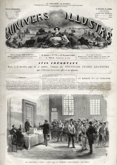 French Legislative Election by Unknown artist