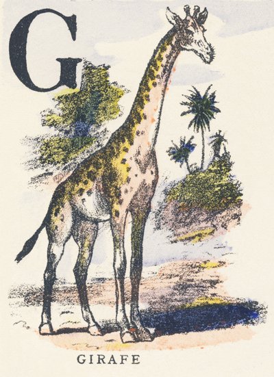 G: giraffe by Unknown artist