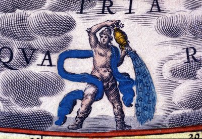 Horoscope: Sign of the Zodiac, Aquarius by Unknown artist