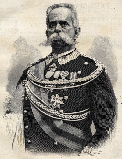 Portrait of Humbert I (1844-1900) by Unknown artist