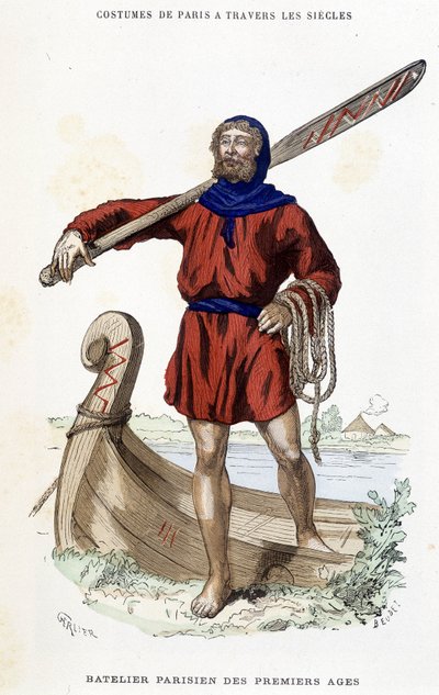 In Paris through the centuries by Knee-Lac by Unknown artist