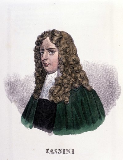 Jean Dominique Cassini (1625-1712), French astronomer by Unknown artist