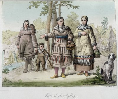 Kamtschadales, people of Siberia by Unknown artist