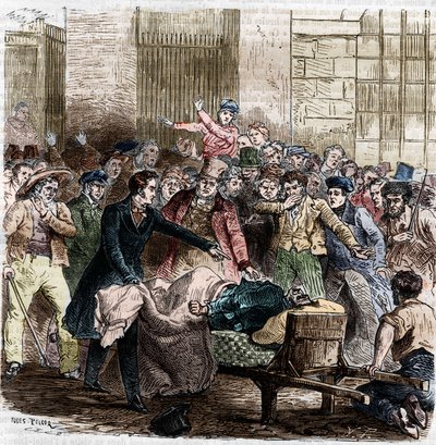 Le Cholera, Paris, April 1832 by Unknown artist