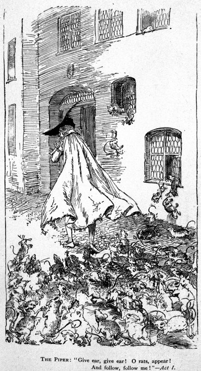 Legend of The Pied Piper of Hamelin by Unknown artist