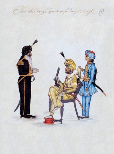 Nounihal Singh Grandson of Ranjeet Singh by Unknown artist